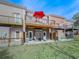 Townhome backyard with a wood deck and privacy fence at 121 Riverwatch Ct, Canton, GA 30114