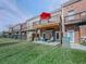 Townhome backyard with a wood deck and privacy fence at 121 Riverwatch Ct, Canton, GA 30114