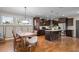 Eat-in kitchen boasts granite countertops and stainless steel appliances at 2011 Braeburn Se Cir, Atlanta, GA 30316