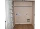 Laundry room or closet with shelving and exposed hookups at 3356 Sardis Bend Dr, Buford, GA 30519