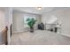 Cozy loft area featuring plush carpeting, natural light, and views of the home's unique architecture at 1463 Bailey Farm Sw Dr, Marietta, GA 30064
