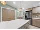 Charming kitchen featuring an island, stainless steel appliances, and stylish backsplash at 2047 Boulderview Se Dr, Atlanta, GA 30316