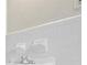Close up of vanity with white subway tile and chrome faucet at 3355 Lauada Dr, Douglasville, GA 30135