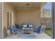 Cozy covered patio with comfortable seating, perfect for outdoor relaxation at 3475 Summerlin Pkwy, Lithia Springs, GA 30122