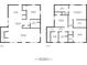 Detailed floor plan showcasing the layout of the first and second floors at 1944 Lakewood Se Ter, Atlanta, GA 30315