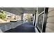 View from the porch of a house with a concrete floor and a white stone fence at 884 Thurmond Nw St, Atlanta, GA 30314