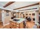 Modern kitchen with wood cabinets, central island and stainless steel appliances at 1438 Janmar Rd, Snellville, GA 30078