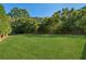 Large, well-manicured backyard offering ample space for outdoor activities and relaxation at 5860 Bluff Heights Drive, Cumming, GA 30040