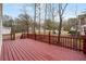 Exterior view of the wood deck at 1811 Lake Cove Sw Dr, Atlanta, GA 30331