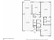 Apartment floor plan showing dimensions at 3346 Stonecrest Ct, Atlanta, GA 30341