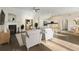 Bright living room features a fireplace, vaulted ceiling, and connects to an open concept kitchen at 4071 Cottage Oaks Dr # 3, Acworth, GA 30101