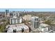 Panoramic aerial view of city skyline, showcasing the building's prime location and surrounding landscape at 2425 Peachtree Ne Rd # 1705, Atlanta, GA 30305