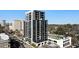 Modern high-rise building showcasing sleek architecture with balconies and stunning city views in a desirable urban location at 2425 Peachtree Ne Rd # 1705, Atlanta, GA 30305