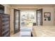 Main bedroom with double doors leading to an outdoor balcony at 243 Sterling St, Decatur, GA 30030