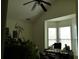 Office space with lots of natural light, featuring a bay window and a ceiling fan at 5250 Fieldgate Ridge Dr, Cumming, GA 30028