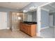 Bathroom featuring walk-in shower, double sinks, and tile flooring at 232 Hunt Ne St, Marietta, GA 30060