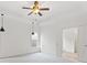 Clean bedroom with neutral carpet, features pendant lights, creating a welcoming and airy atmosphere in the home at 232 Hunt Ne St, Marietta, GA 30060