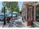 Charming street view with shops, sidewalk tables, and a variety of stores at 232 Hunt Ne St, Marietta, GA 30060