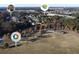 Beautiful aerial view of the neighborhood amenities including a tennis court, pool, Alexander Park, and Tanners Point at 912 Tanners Point Dr, Lawrenceville, GA 30044
