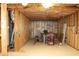 Unfinished basement presents a blank canvas for future renovation, complete with exposed wooden studs at 912 Tanners Point Dr, Lawrenceville, GA 30044