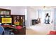 Dual room, with an office on one side and a sunroom/exercise room on the other at 912 Tanners Point Dr, Lawrenceville, GA 30044