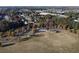 An aerial view showcases park amenities amid a suburban landscape at 912 Tanners Point Dr, Lawrenceville, GA 30044