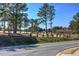 Scenic street view of the property's neighborhood with mature trees and lush landscaping at 2160 Kensington Gates Nw Dr, Kennesaw, GA 30152