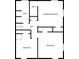 Second floor plan featuring bedrooms, bathrooms, and closet locations in home at 3679 Mill Glen Dr, Douglasville, GA 30135