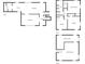 Home's floor plan, including basement, main floor, and upper floor at 3679 Mill Glen Dr, Douglasville, GA 30135