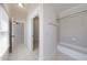 Bathroom with white subway tiles in the shower area at 1364 Manget Way, Dunwoody, GA 30338