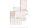 Detailed first-floor plan showcasing a guest bedroom, Gathering room, kitchen, dining room, office, and screened-in porch at 1364 Manget Way, Dunwoody, GA 30338