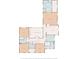 Detailed second-floor plan featuring a primary bedroom, media room, sitting room, laundry room, and three additional bedrooms at 1364 Manget Way, Dunwoody, GA 30338