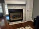 Cozy fireplace with marble surround, a warm focal point in the living space at 47 Trailside Cir, Hiram, GA 30141