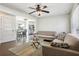 Bright living room with a view into the dining area and kitchen at 2518 Crestdale Se Cir, Atlanta, GA 30316