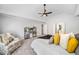 Cozy main bedroom features vaulted ceilings, carpet floors, and comfortable sitting area at 745 Princeton Mill Run, Marietta, GA 30068