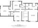 Floor plan of the second floor including four bedrooms, three baths and multiple WICs at 745 Princeton Mill Run, Marietta, GA 30068