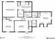 Second floor layout including bedrooms, bathrooms, closets, and laundry area at 921 Dunagan Way, Lawrenceville, GA 30045