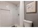 Close up of a walk-in shower with white subway tile and a built-in niche at 3201 Lenox Ne Rd # 16, Atlanta, GA 30324