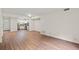 Open concept living room with new vinyl wood flooring, a neutral color palette, and modern finishes at 1261 Lavista Ne Rd # M-4, Atlanta, GA 30324