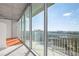 Balcony showcasing stunning city views through expansive windows, integrating indoor and outdoor living at 3324 Peachtree Ne Rd # 1510, Atlanta, GA 30326