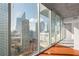 Balcony with a panoramic city view through large windows, offering outdoor space and natural light at 3324 Peachtree Ne Rd # 1510, Atlanta, GA 30326