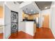 Eat-in kitchen featuring stainless steel appliances and in-unit laundry at 3324 Peachtree Ne Rd # 1510, Atlanta, GA 30326