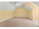 A bedroom features vaulted ceilings, carpet flooring, and a ceiling fan at 7438 Chilton Ln, Riverdale, GA 30296