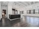 Open-concept living area with a kitchen island, stainless steel appliances, and lots of space at 878 Peachtree Ne St # 711, Atlanta, GA 30309