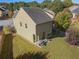 Spacious backyard with a patio area, perfect for outdoor dining and entertaining at 4050 Ironwood Dr, Atlanta, GA 30349