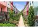Street view of colorful townhomes offering a vibrant and modern community atmosphere at 160 Color Cir, Atlanta, GA 30317