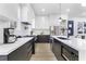 Modern kitchen with sleek cabinetry, stainless steel appliances, and a functional center island at 1247 Bridges Sw Ave # B, Atlanta, GA 30310