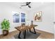 Bright home office with natural light, a wooden desk, and modern decor at 1247 Bridges Sw Ave # B, Atlanta, GA 30310