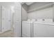 Laundry room with washer and dryer at 4645 Valais Ct # 135, Alpharetta, GA 30022