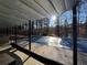 A lake view can be seen from the covered backyard pool and patio space at 4811 West Lake Se Dr, Conyers, GA 30094